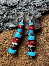 Navajo Multicolor Ohrringe Navajo Multicolor Ohrringe