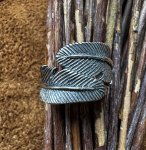 Navajo Silber Ring Feder