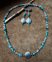 Indianerschmuck Kette Sonnensymbol