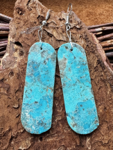 Kingman T�rkis Ohrringe