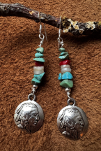 Navajo Ohrringe Chief