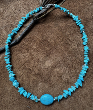 Indianerschmuck T�rkiscollier