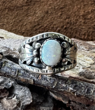 Navajo Opal Ring Silber